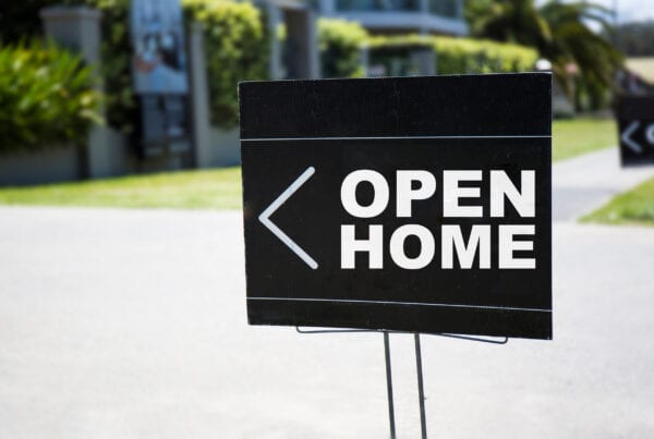 Open Home Sign